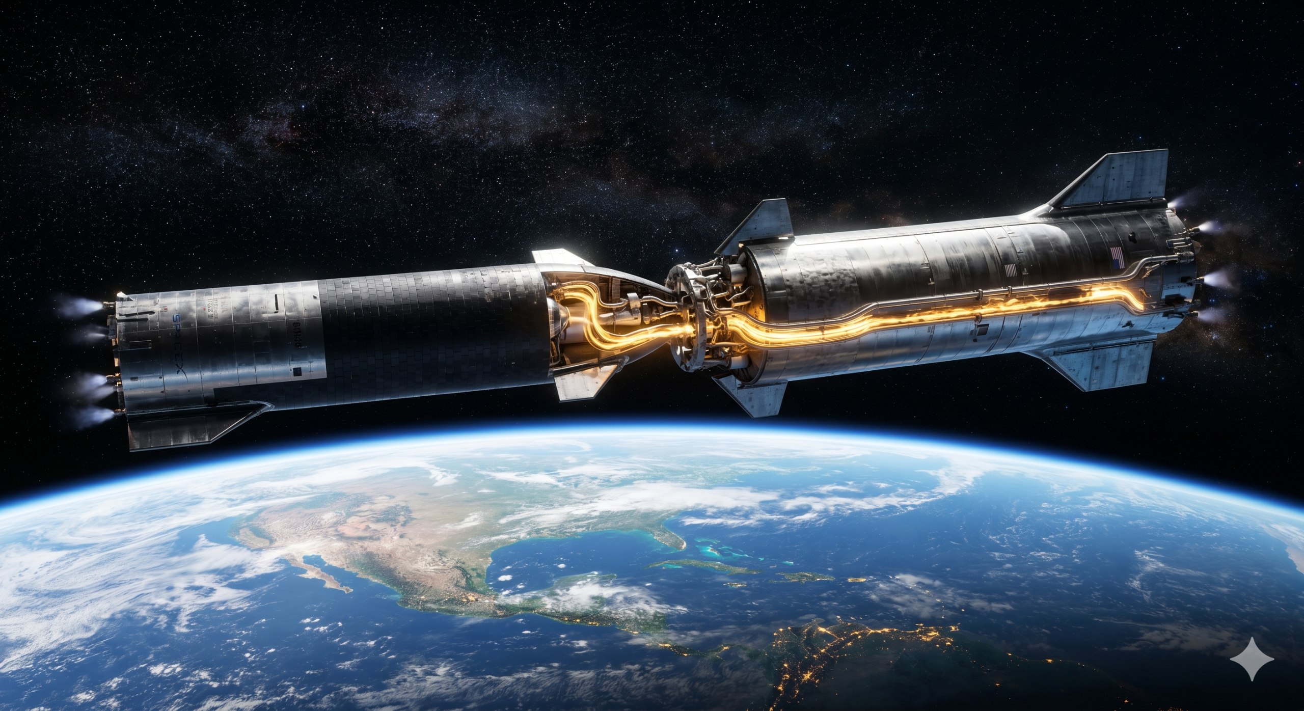 Starship Orbital Refueling Success: Two Ships Dock in Orbit, Propellant Transfer Achieved